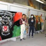 Powerful student-created murals honor Black culture at Marquette
