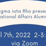 International Affairs alumni panel is April 7