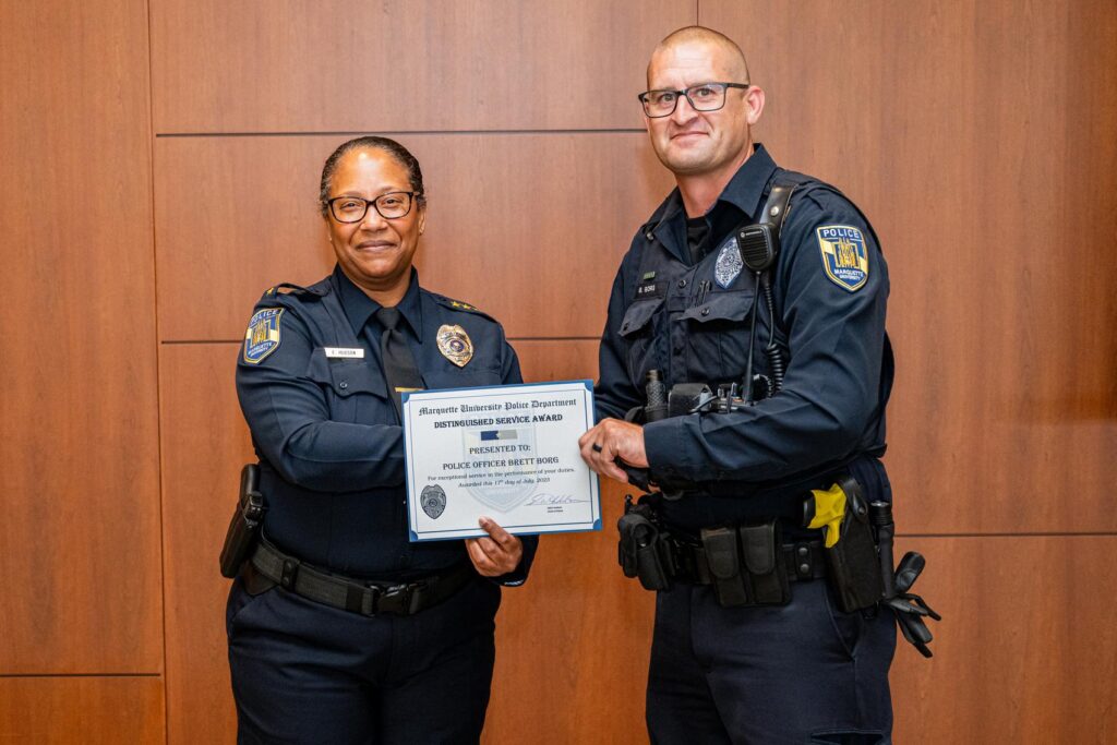 Marquette University Police Department bestows honors | Marquette Today