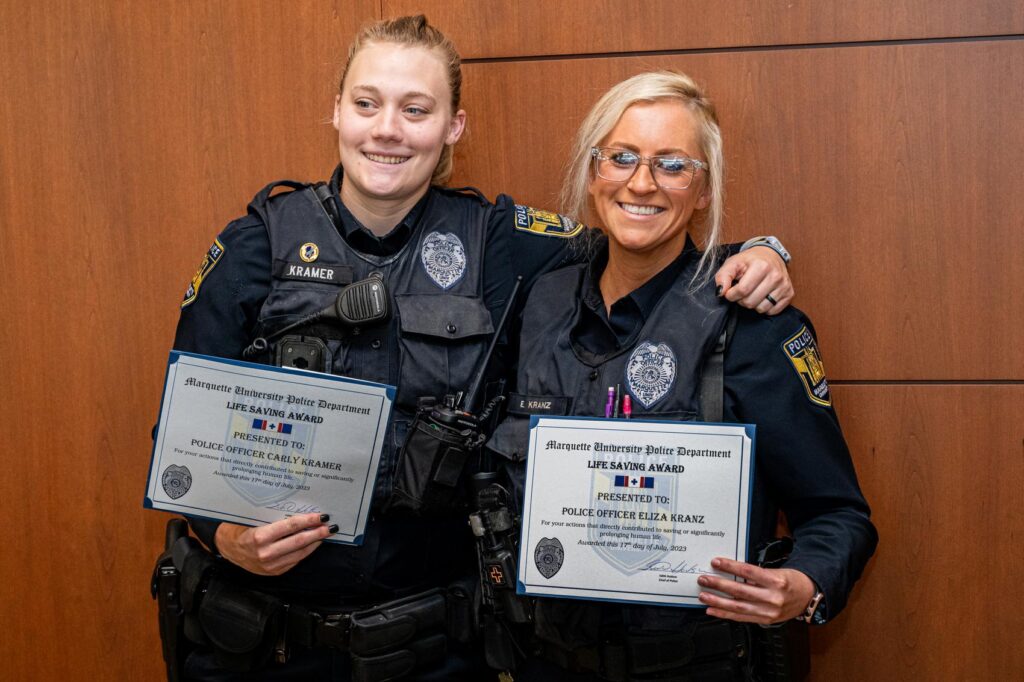 Marquette University Police Department bestows honors | Marquette Today