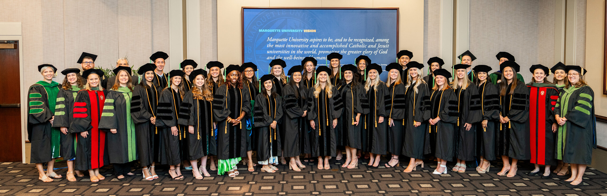 The inaugural Occupational Therapy graduating class 