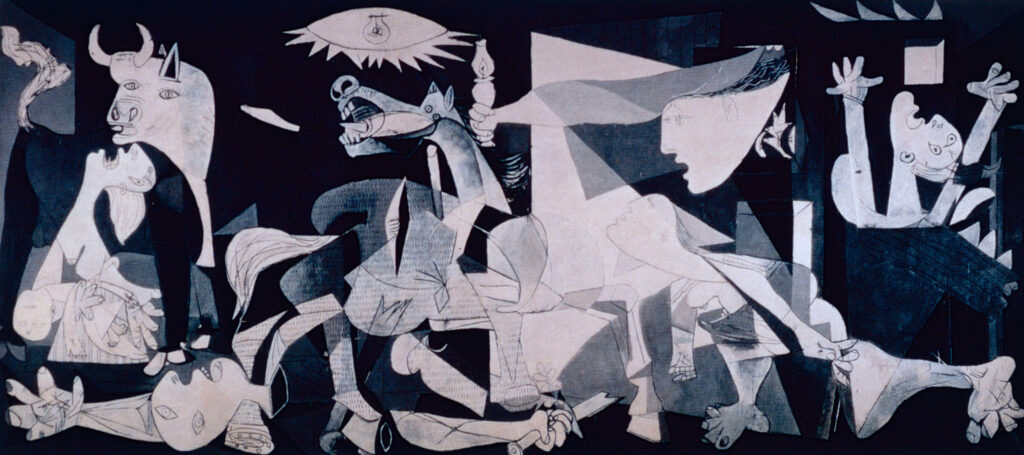 2JBN6WY Guernica, artwork by Spanish artist Pablo Picasso, 1937