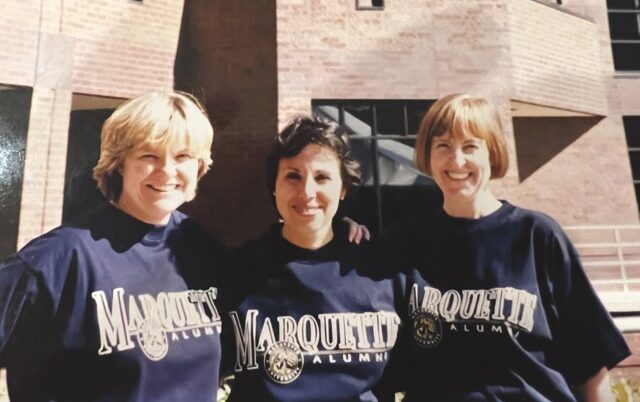 Babs costello and alumni friends - Marquette Magazine