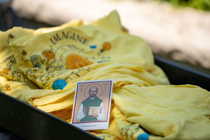 Imagine t-shirts with St. Ignatius