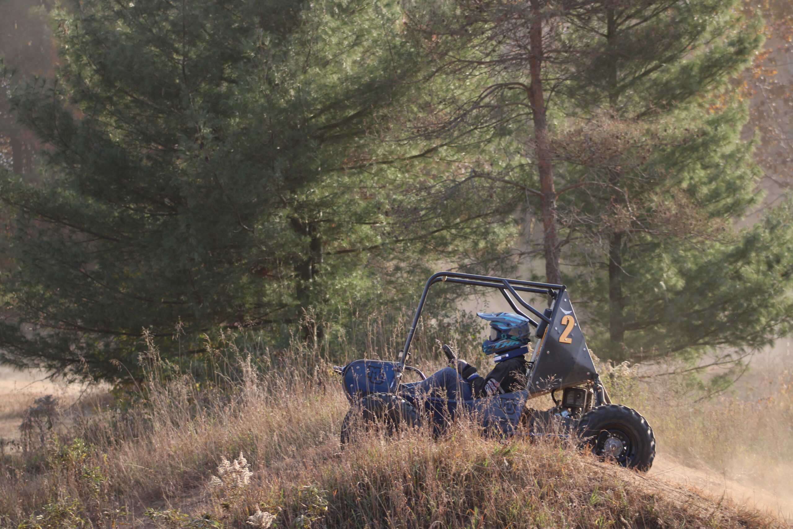 Marquette's off-road vehicle operated by a student driver