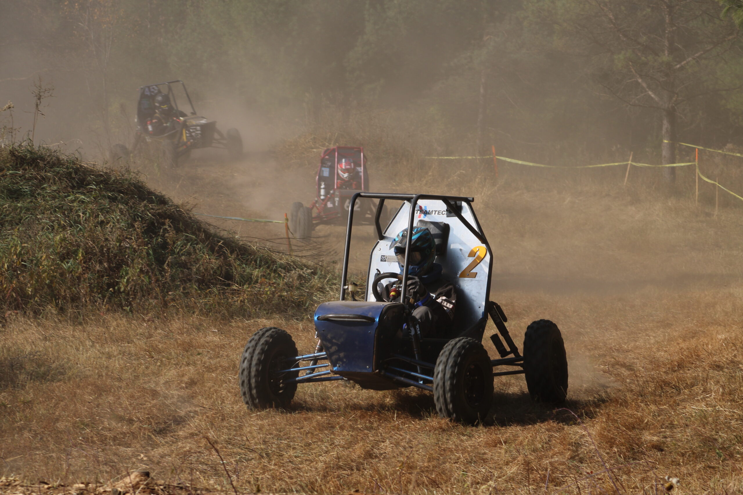 Marquette's off-road vehicle operated by a student driver