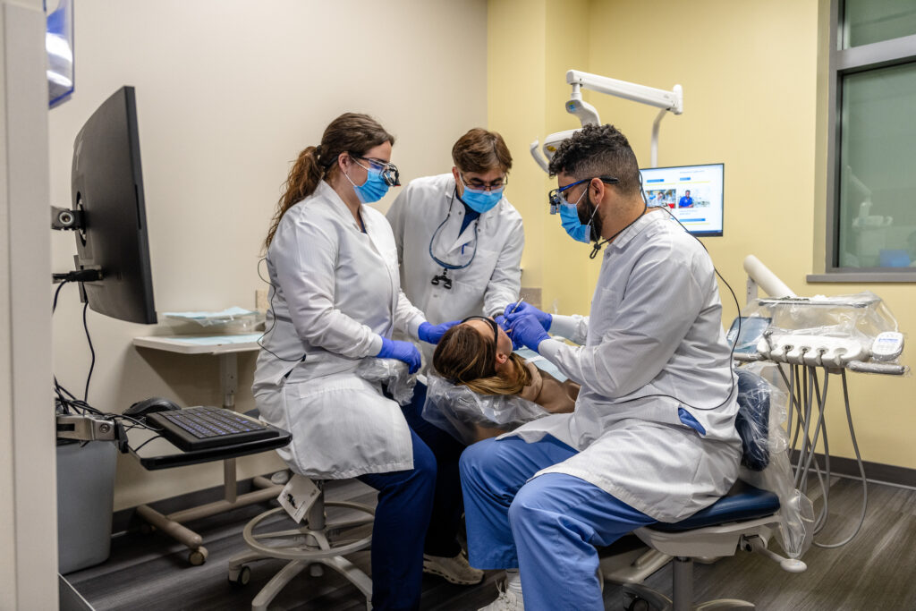 Photo gallery School of Dentistry marks renovation milestone with