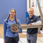 Marquette Physical Therapy student Quinn Moceri stands with her preceptor Dr. Brian Butler at Children's Wisconsin.