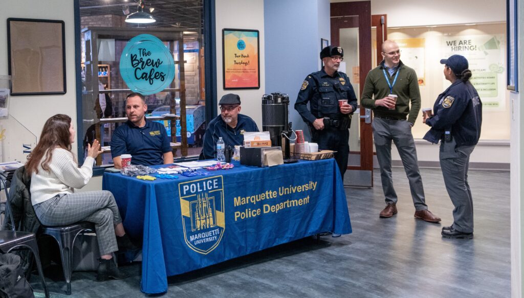 Coffee with a Cop helps cultivate meaningful connections | Marquette Today
