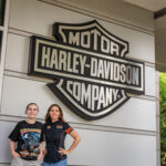 Gretchen and Anna at Harley, part of Co-op program