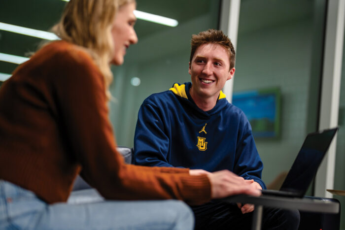 Marquette College of Business students