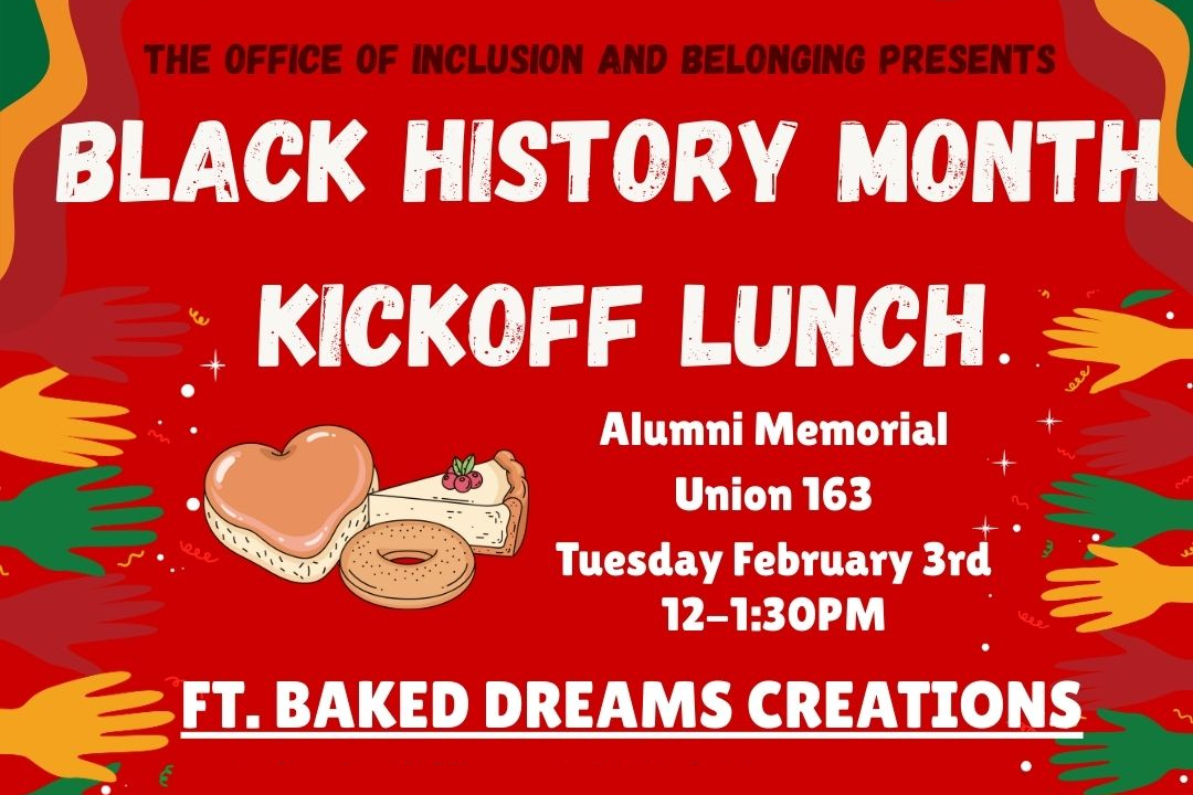 Black History Month Kick-Off Lunch, Feb. 3 