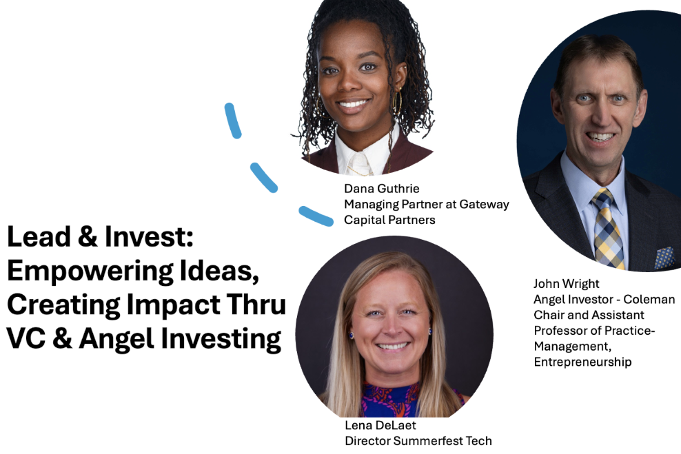 Lead and invest: Empowering ideas, creating impact through VC and angel investing, Jan. 21 