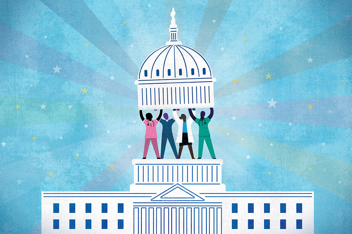 Nursing advocacy at Les Aspin Center