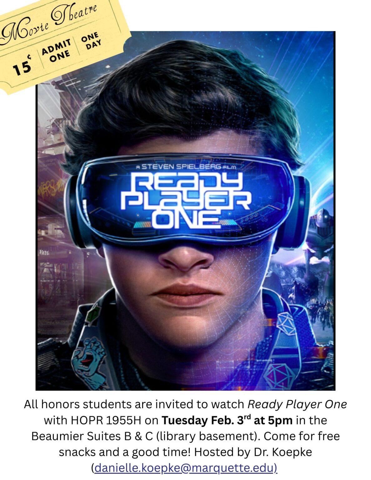 ‘Ready Player One’ screening Marquette Today