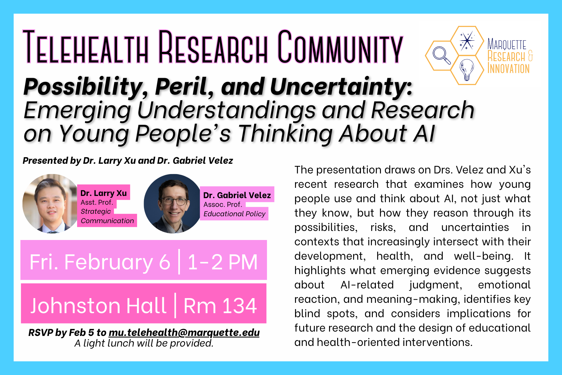 Possibility, Peril, and Uncertainty: Emerging Understandings and Research on Young People’s Thinking About AI, Feb. 6