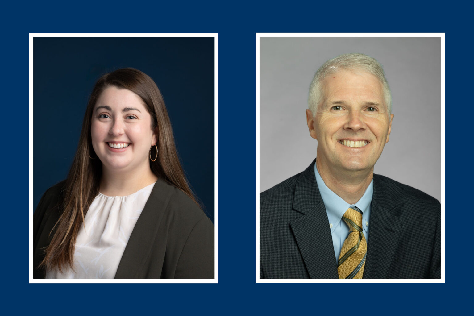 Jordan Mason and P.J. von Paumgartten join Graduate School of Management