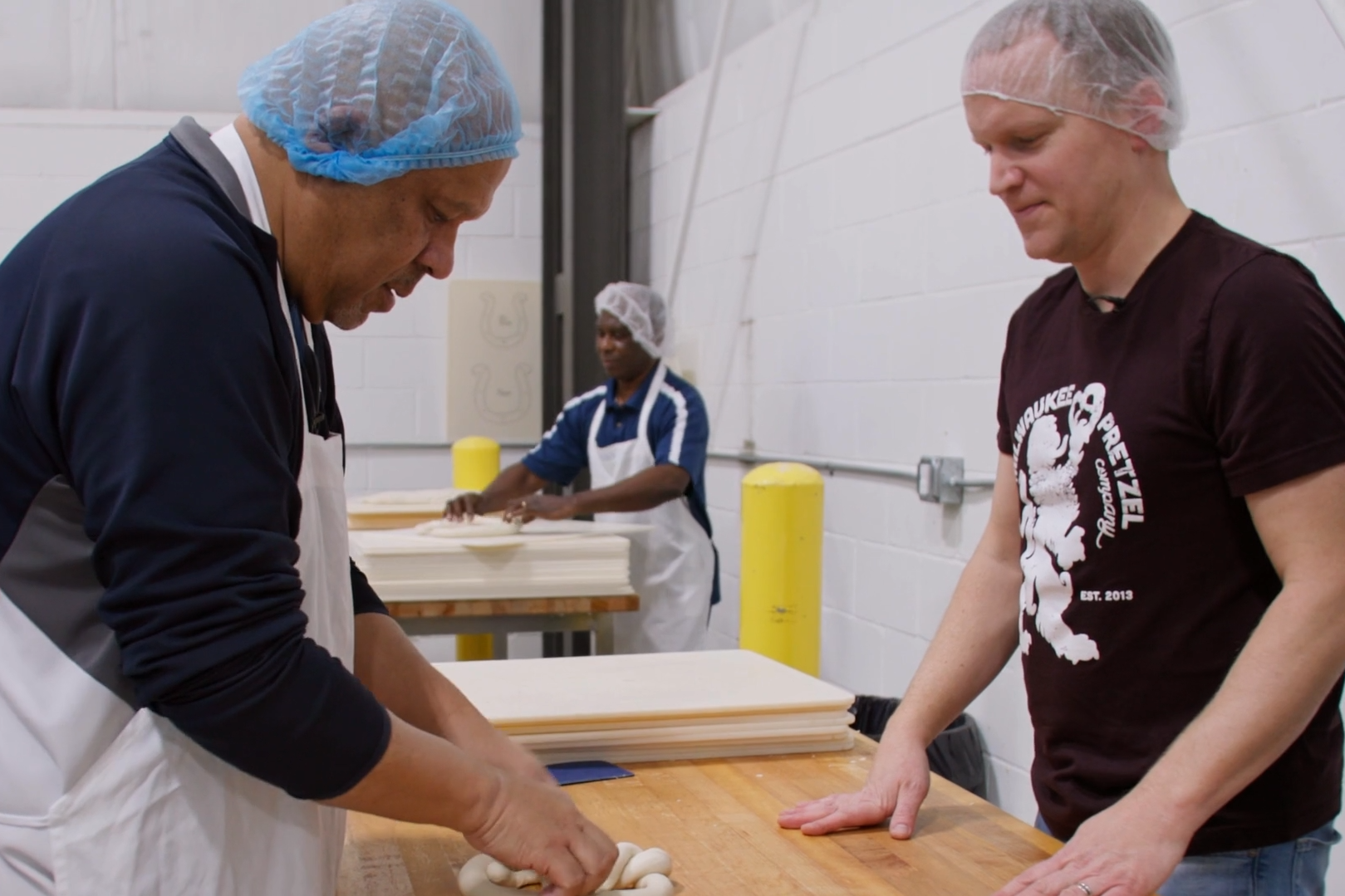 President Ah Yun goes behind the scenes at Milwaukee Pretzel Company in new “Off” Campus Connections video  