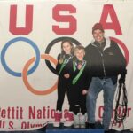 Professor Jeff Brand coaching young speed skater Jordan Stolz