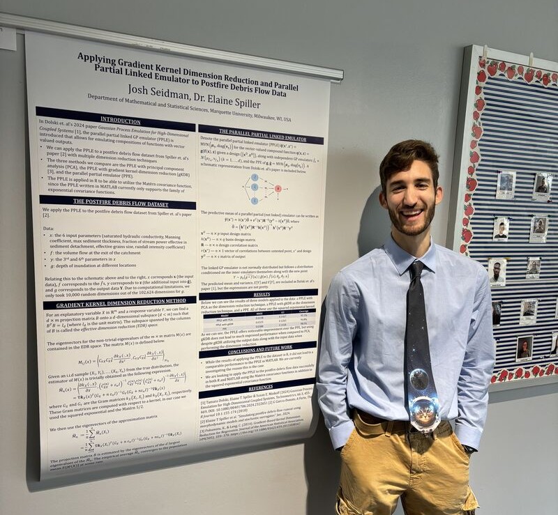 Joshua Seidman Awarded Earl W. Swokowski Fellowship in Mathematics