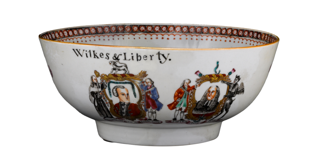 Punch bowl, ca. 1770, porcelain, 1956.8.