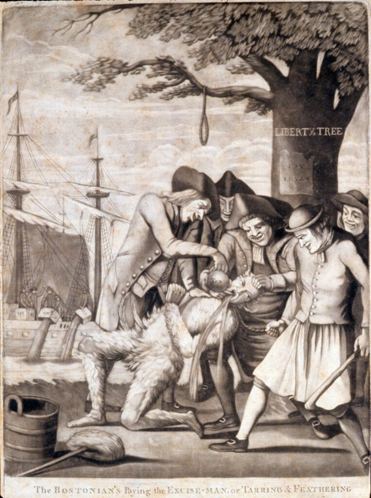 The Bostonians Paying the Excise-Man or Tarring and Feathering