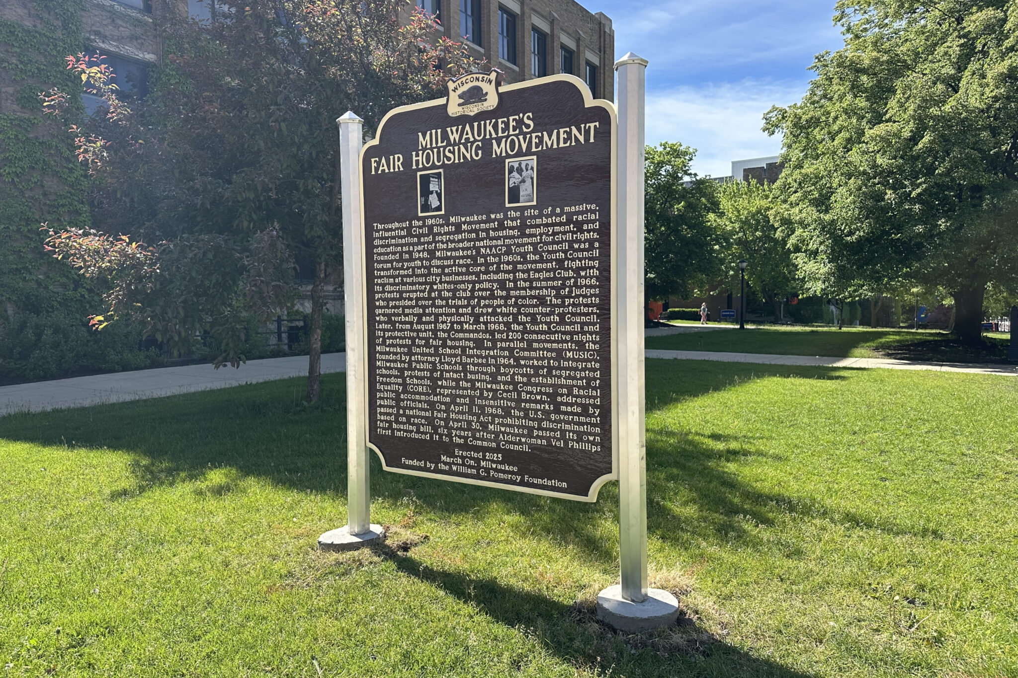 New historical marker commemorating Milwaukee’s Open Housing Marches ...
