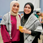 Two women posing for a photo.