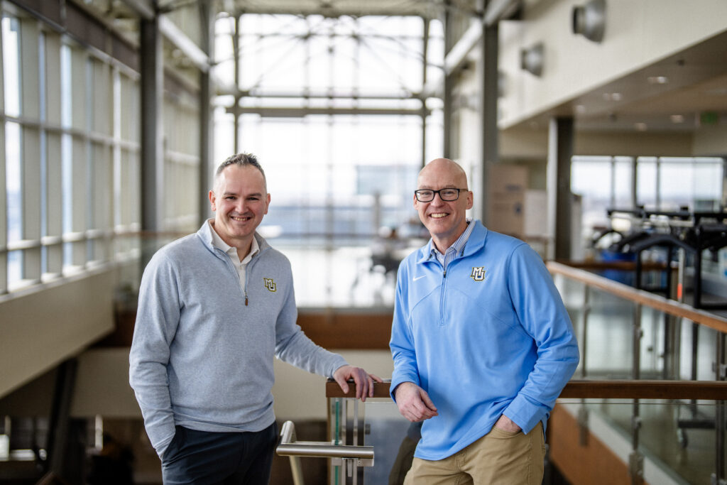 Phil and Marko in Engineering and/or in the Omron Lab.