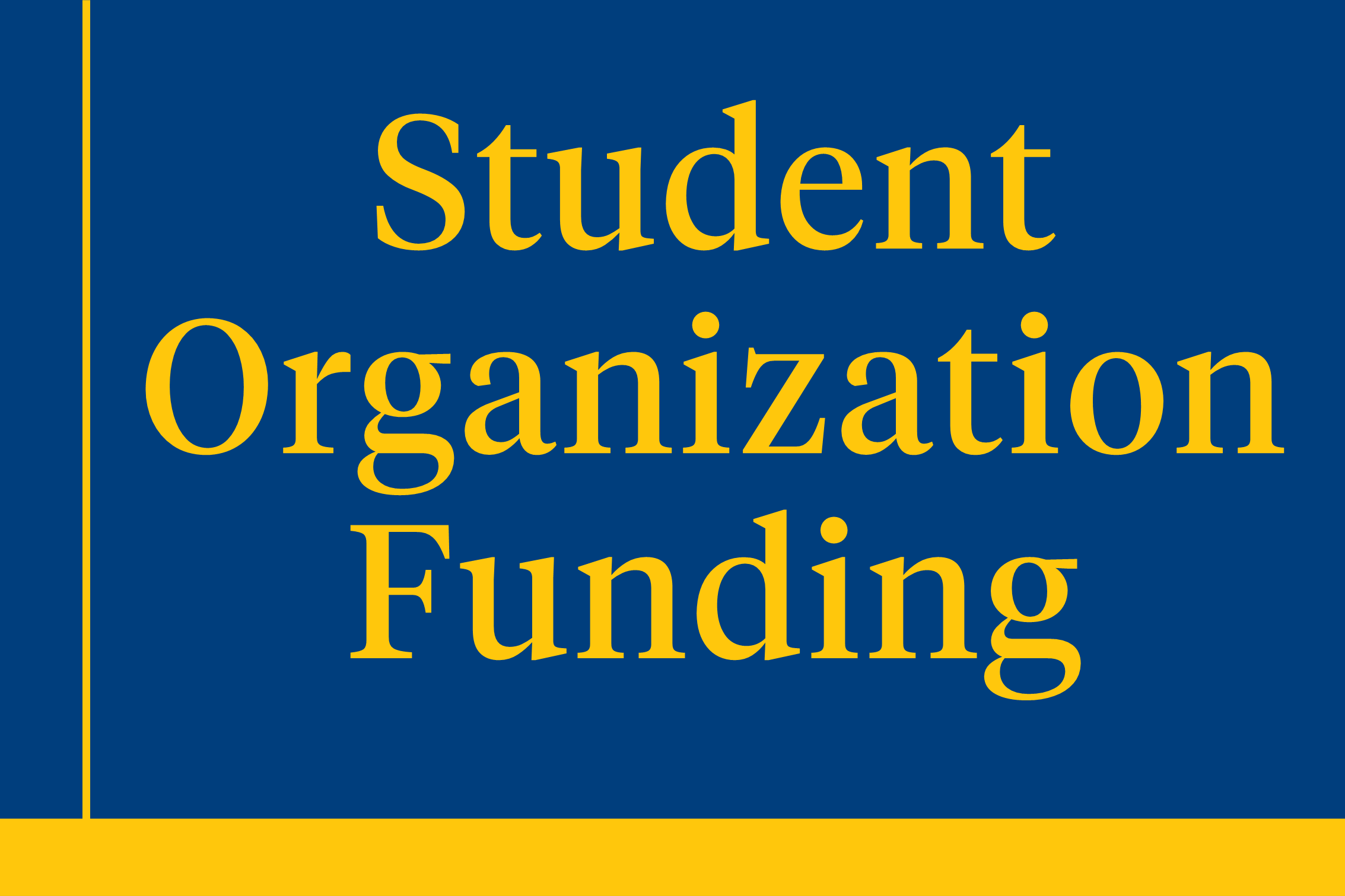 Student organization funding training sessions live in September 