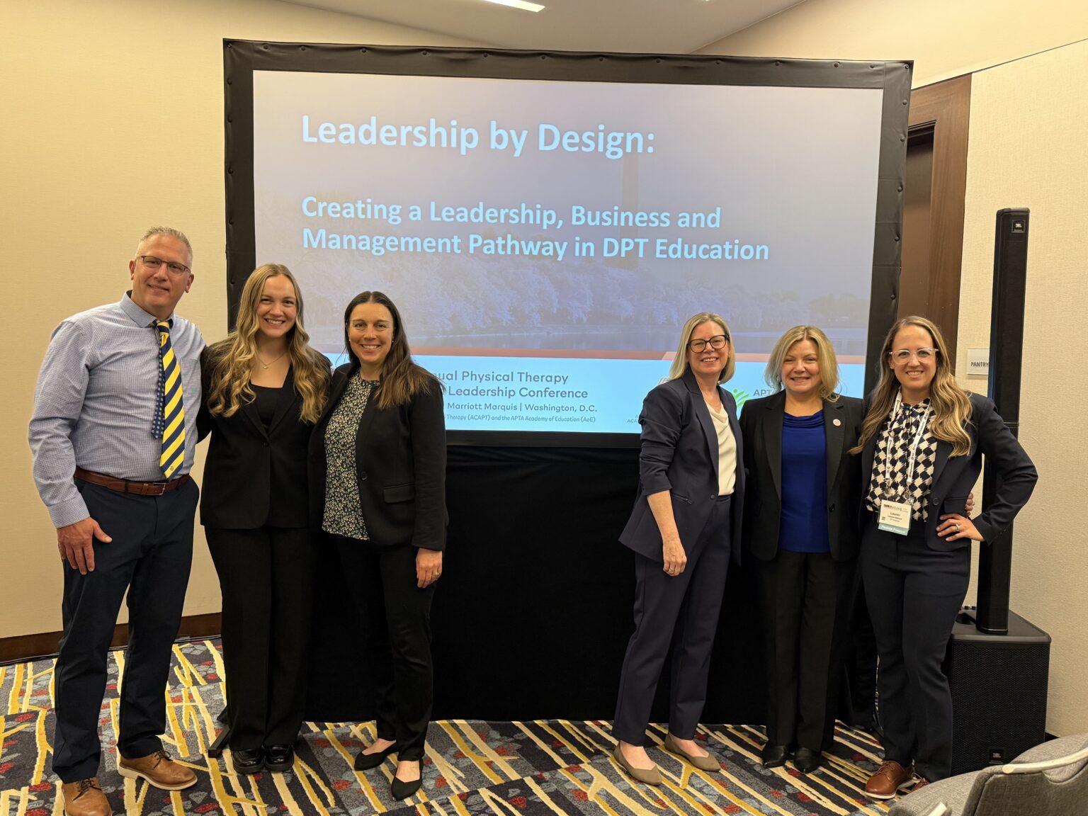 Physical Therapy faculty present in Washington D.C.
