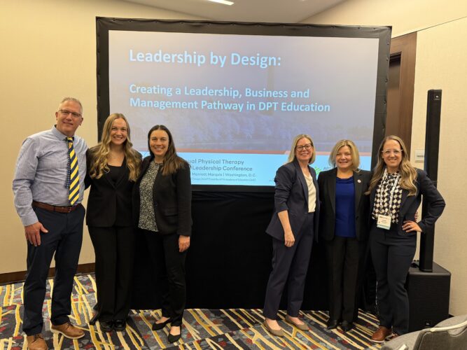 Physical Therapy faculty present in Washington D.C.
